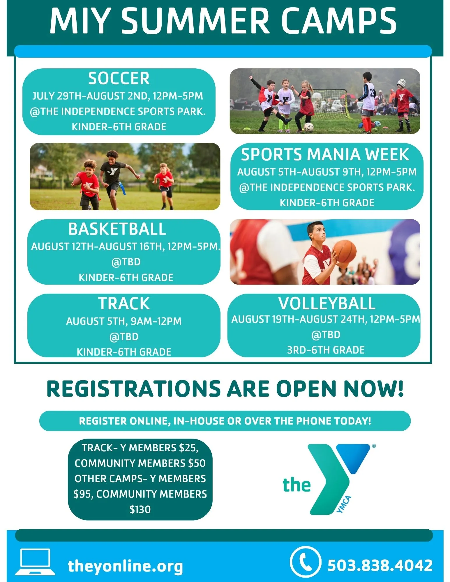 MIY Summer Sports Camps