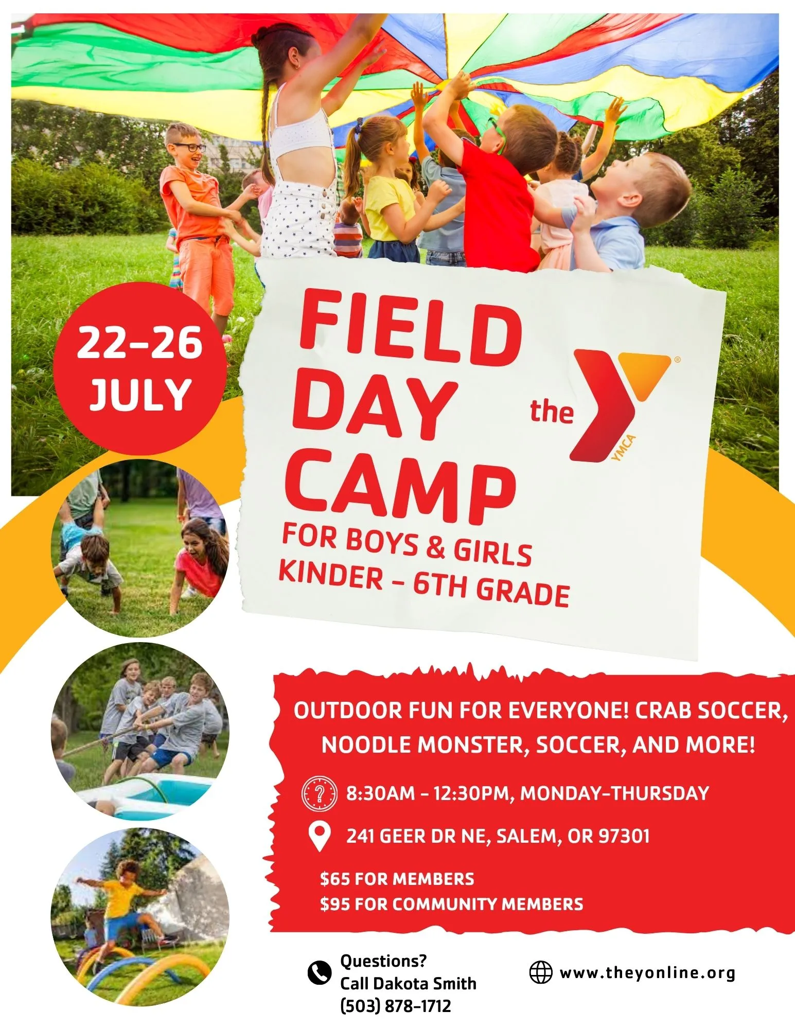 Summer Sports Camps | FAMILY YMCA OF MARION AND POLK COUNTIES