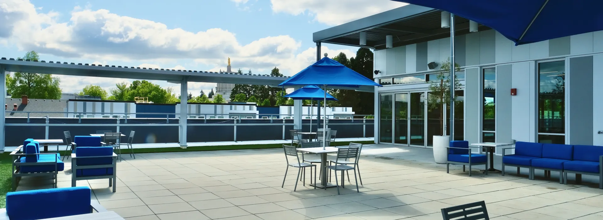 Rooftop Patio Stock Photo 3